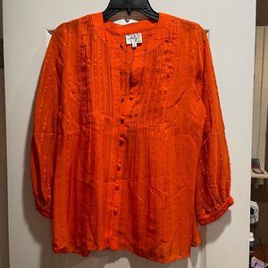 Orange Milly Blouse